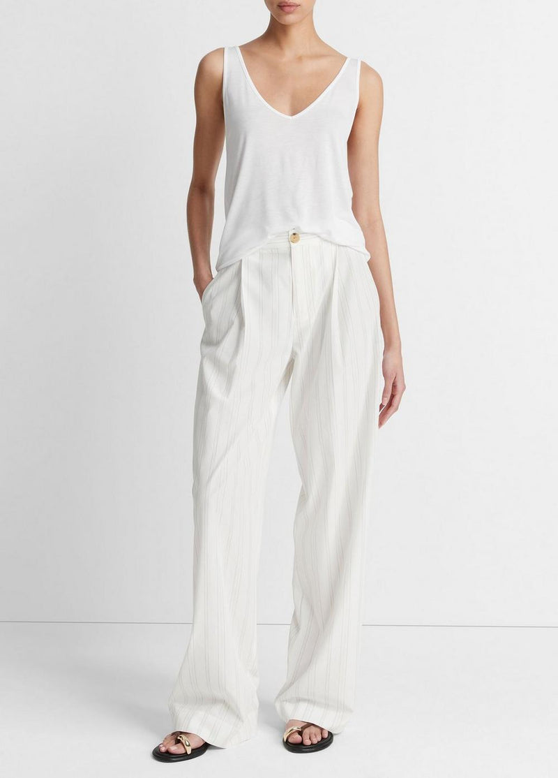 Vince Pampas Stripe Pleated Trouser