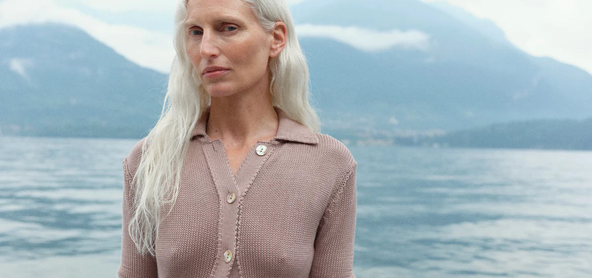 ELY ELY Delia Silk Cardi-Jacket | Woodsmoke