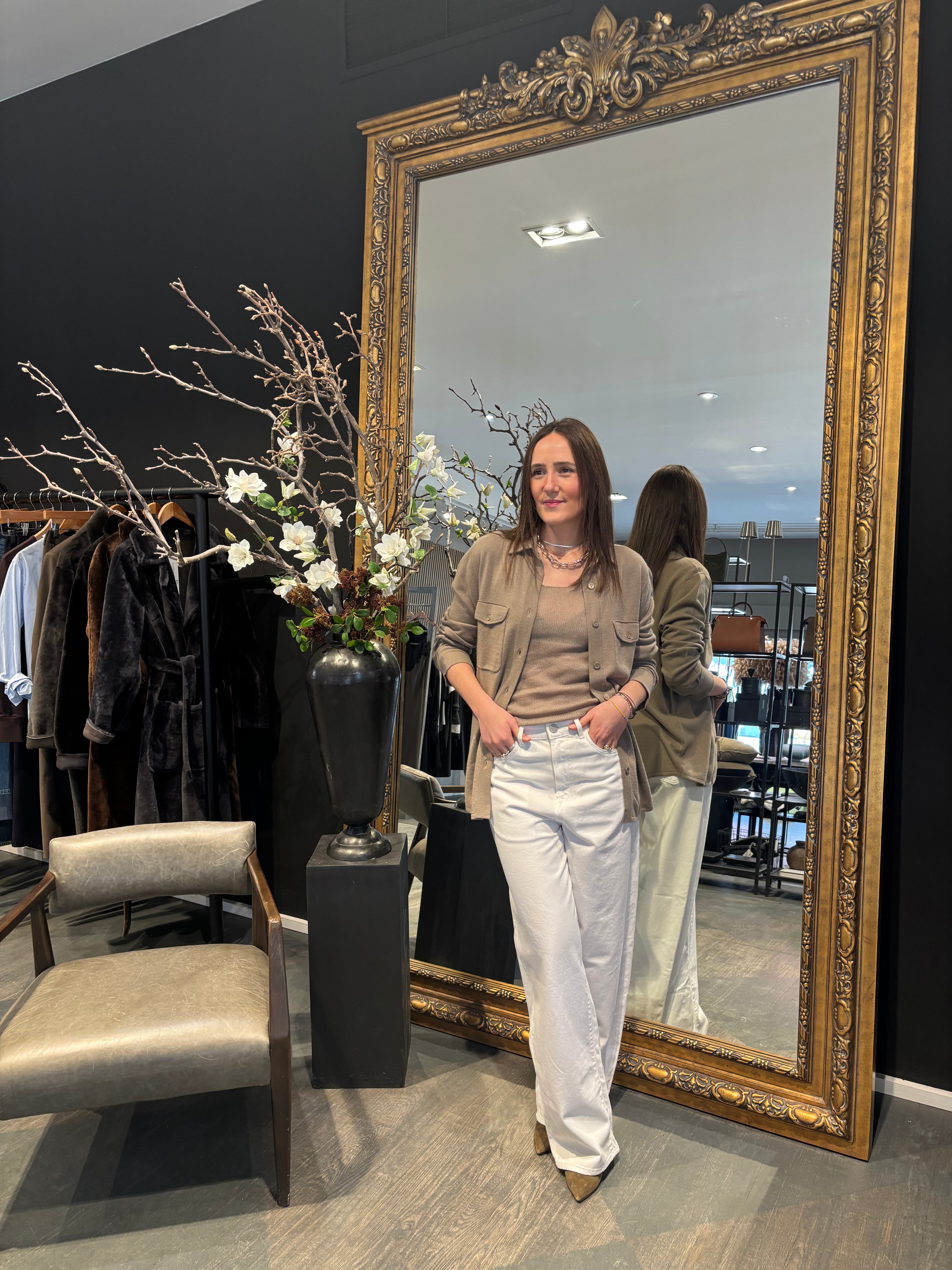 ELY ELY Marie Cashmere Jacket | Fungi