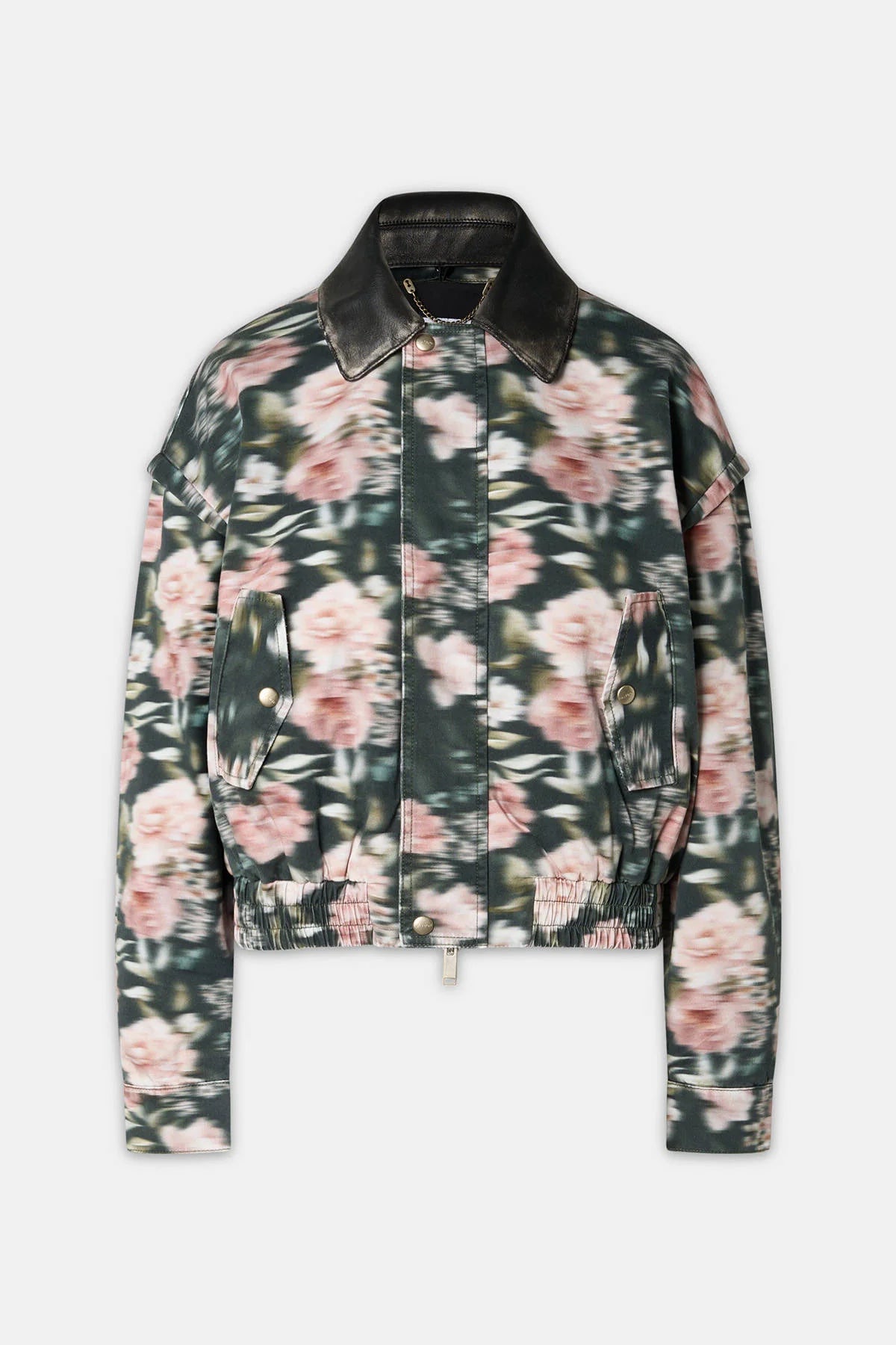 HALFBOY Jet Set Bomber Jacket | Black Floral