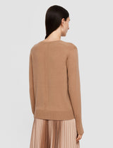 Joseph Lt Pure Cashmere V-Neck Sweater Blusher