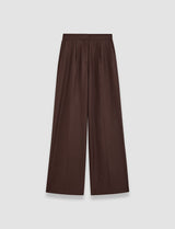 Joseph Alanel Soft Cotton Silk Trousers Ebony