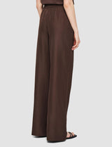 Joseph Alanel Soft Cotton Silk Trousers Ebony