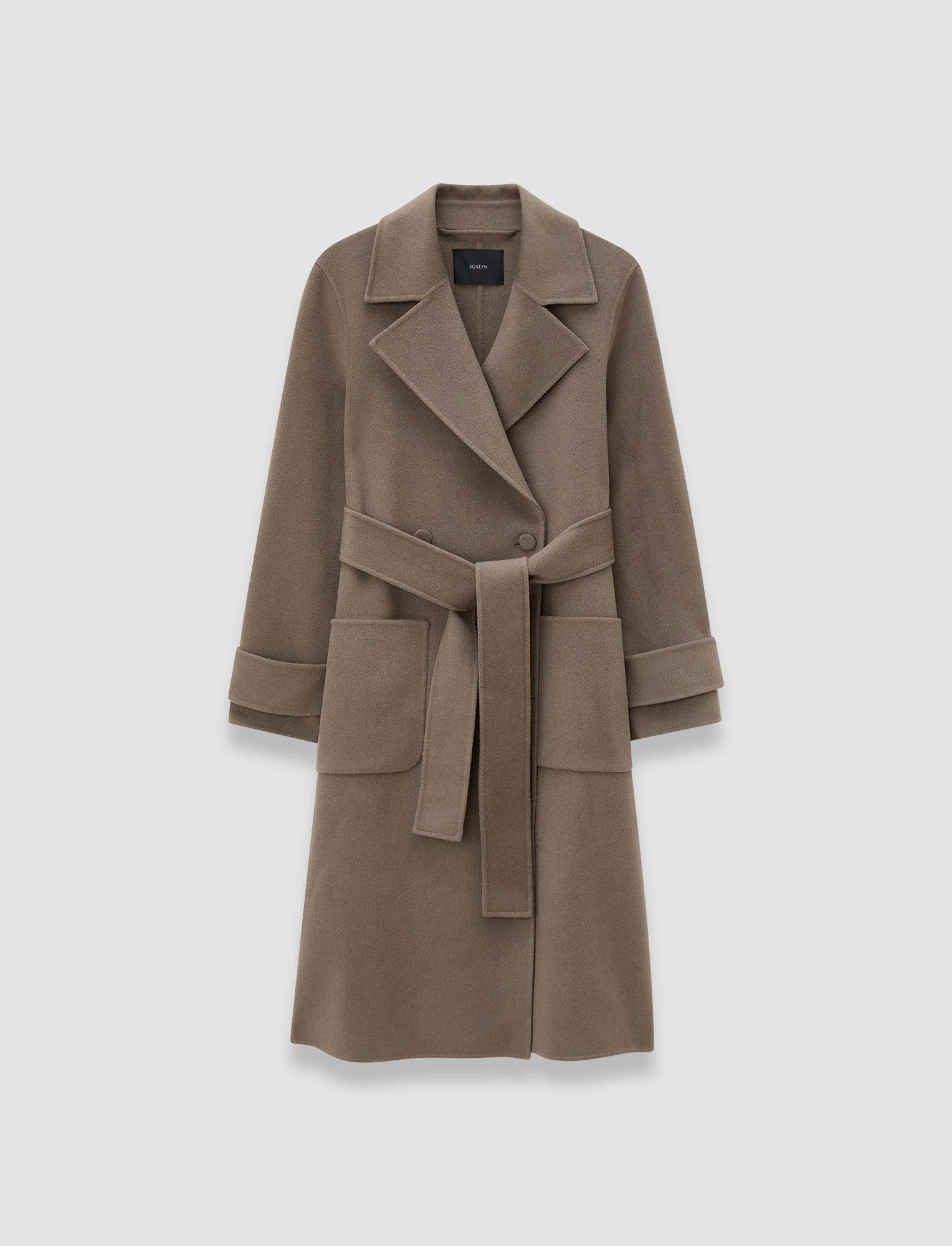 Joseph Arline Double Face Cashmere Coat Mushroom