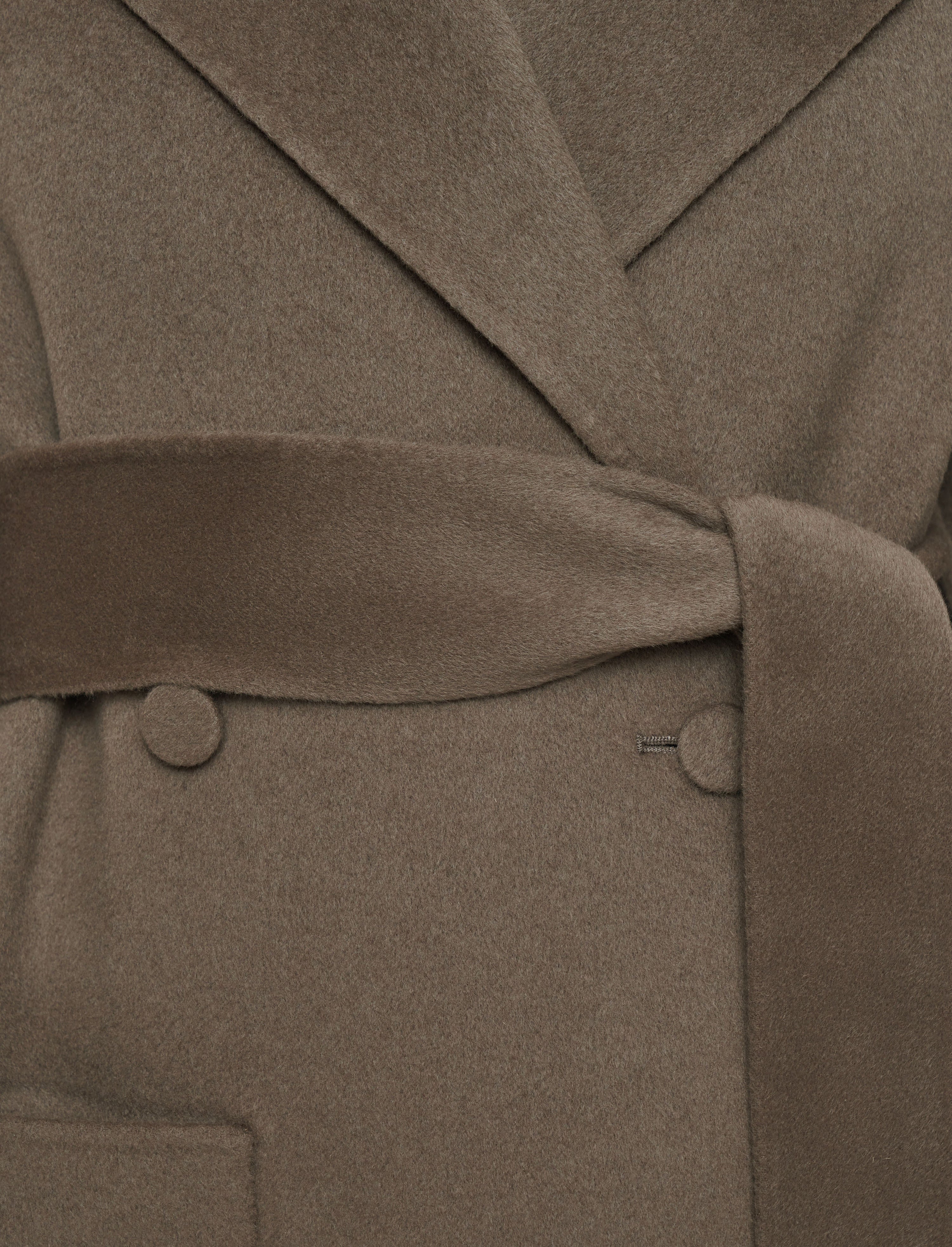 Joseph Arline Double Face Cashmere Coat Mushroom