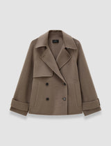 Joseph Marne Double Face Coat Mushroom
