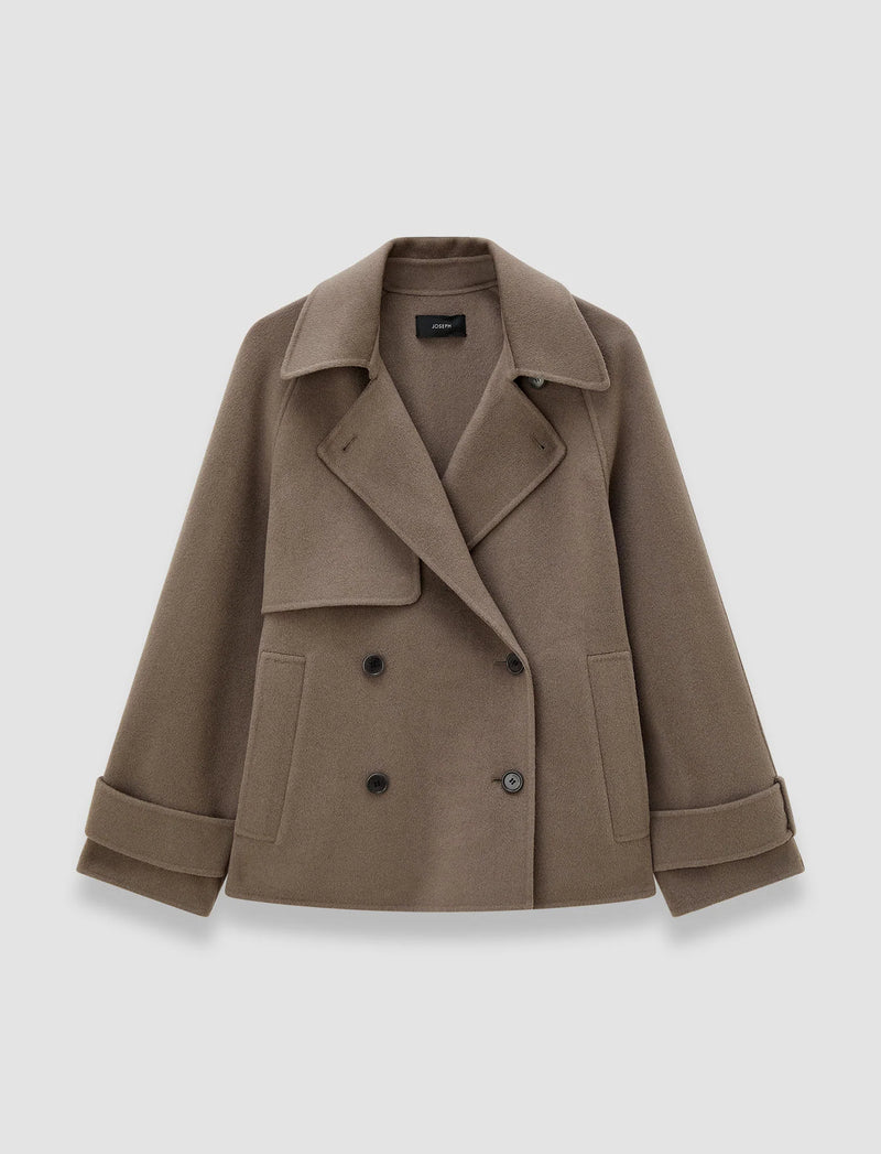 Joseph Marne Double Face Coat Mushroom