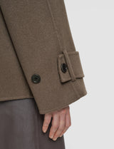 Joseph Marne Double Face Coat Mushroom