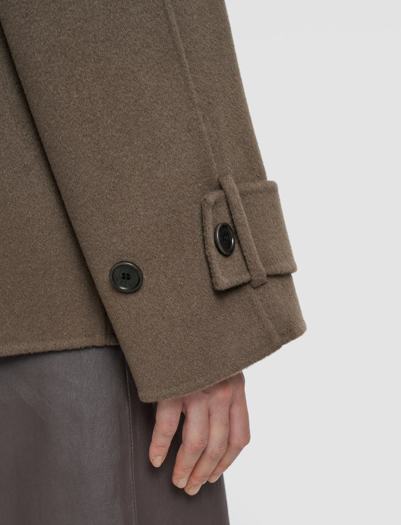 Joseph Marne Double Face Coat Mushroom