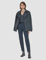 Joseph Coleman Gabardine Stretch Pants Smoke