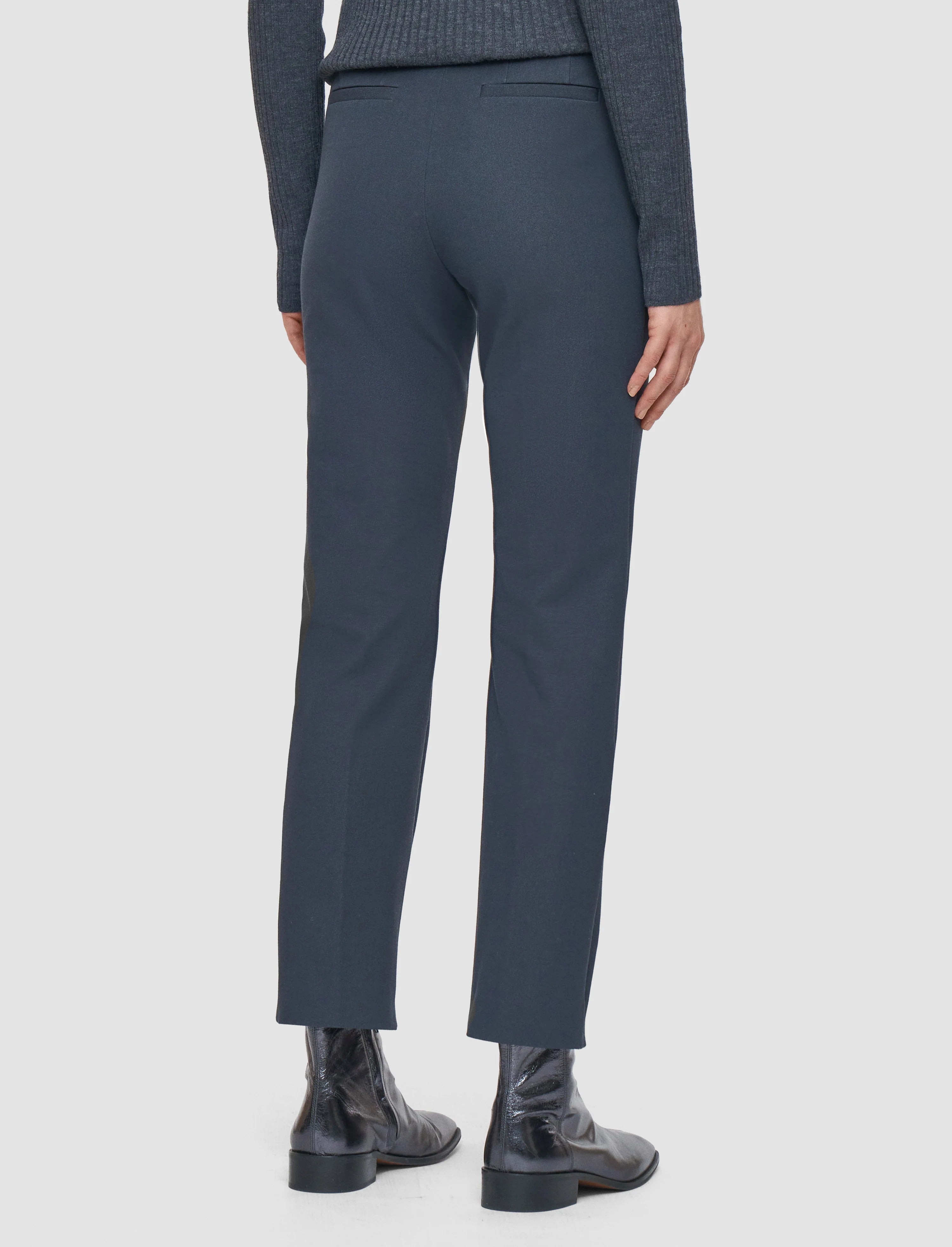 Joseph Coleman Gabardine Stretch Pants Smoke