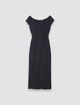 Joseph Foin Compact Milano Knit Dress | Black