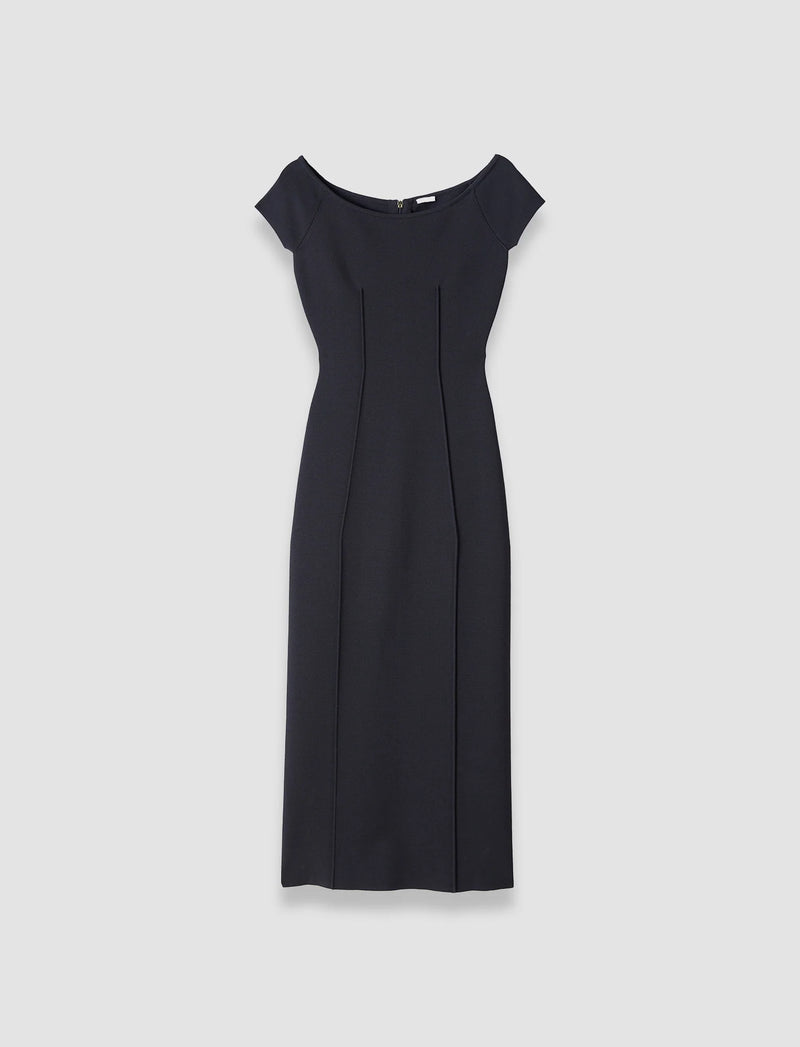 Joseph Foin Compact Milano Knit Dress | Black