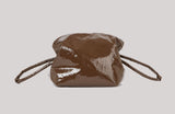 KASSL Editions Lacquer Pouch Bag Brown