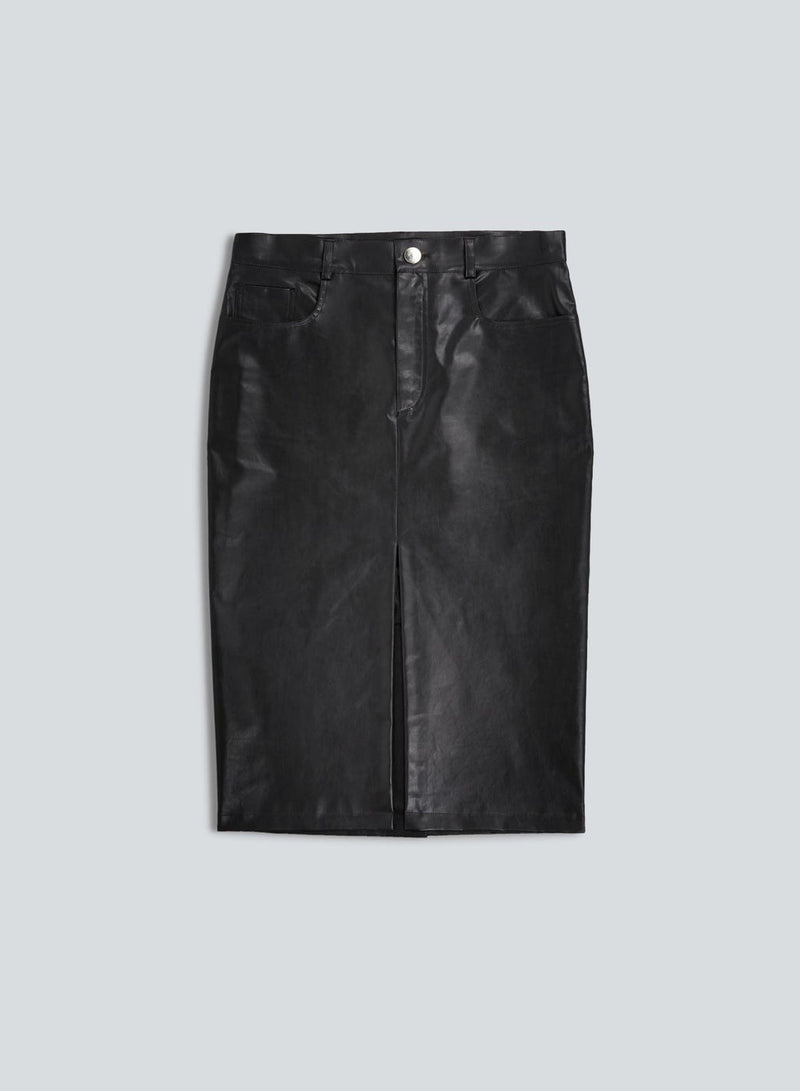 Kassl Editions Black 5 Pocket Skirt