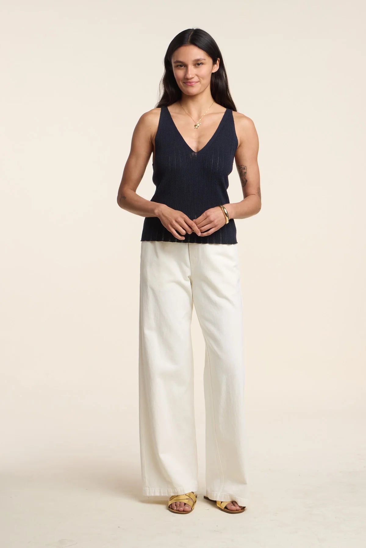 Velvet Louise Twill Denim Pants | Off White