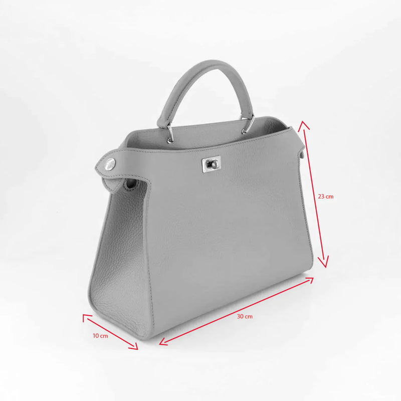 Lutece PM Leather Bag Prune