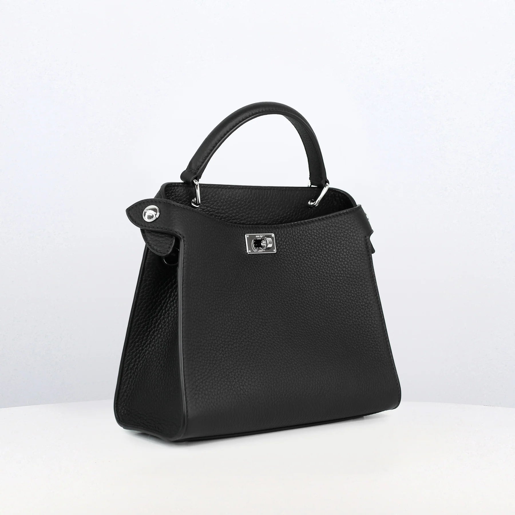 Lutece Mini Leather Bag | Black