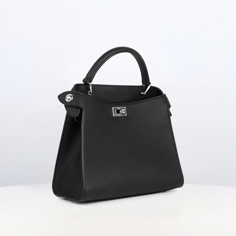 Lutece Mini Leather Bag Black