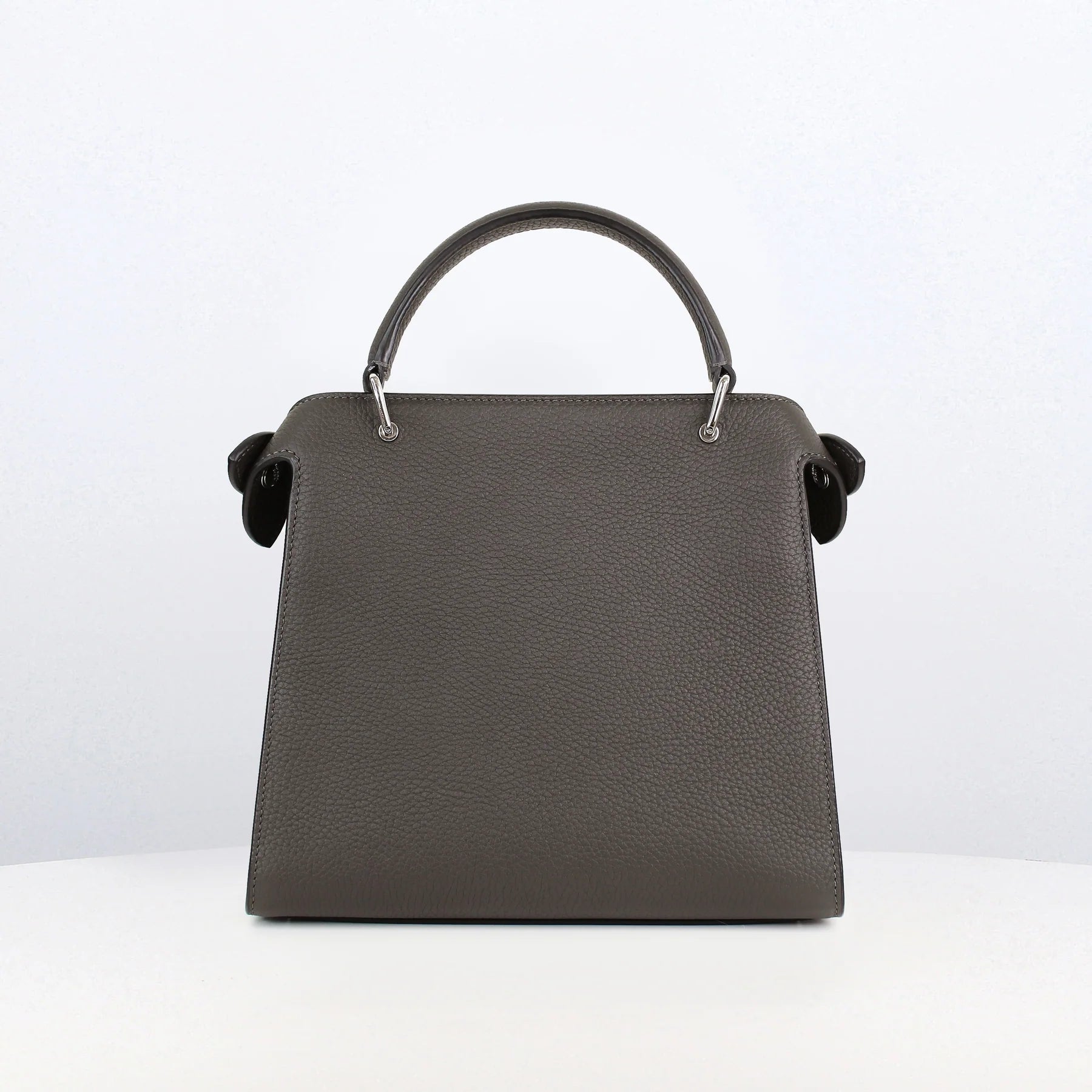 Lutece Mini Leather Bag | Charcoal Grey