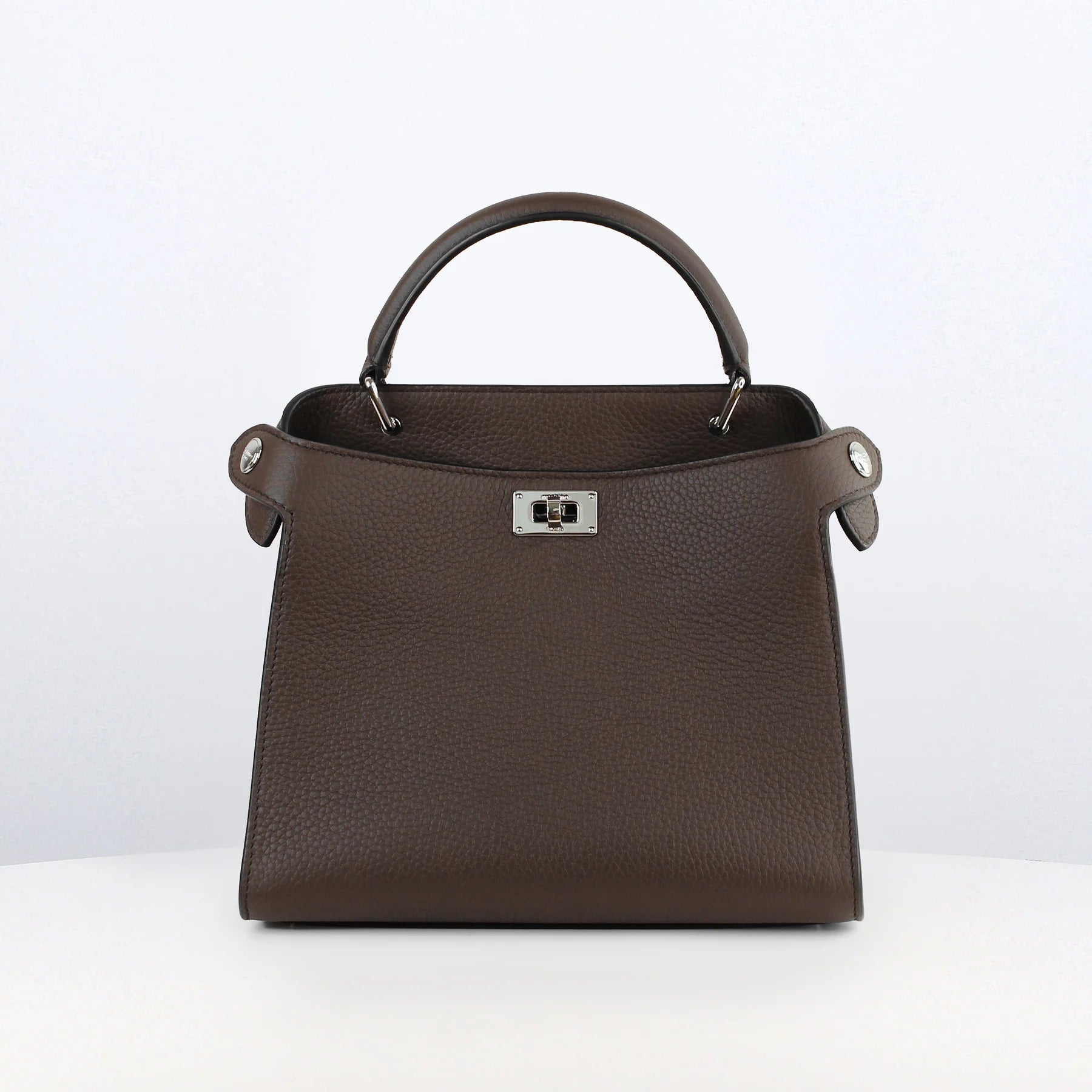 Lutece Mini Leather Bag | Chocolate