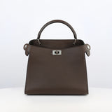 Lutece Mini Leather Bag Chocolate