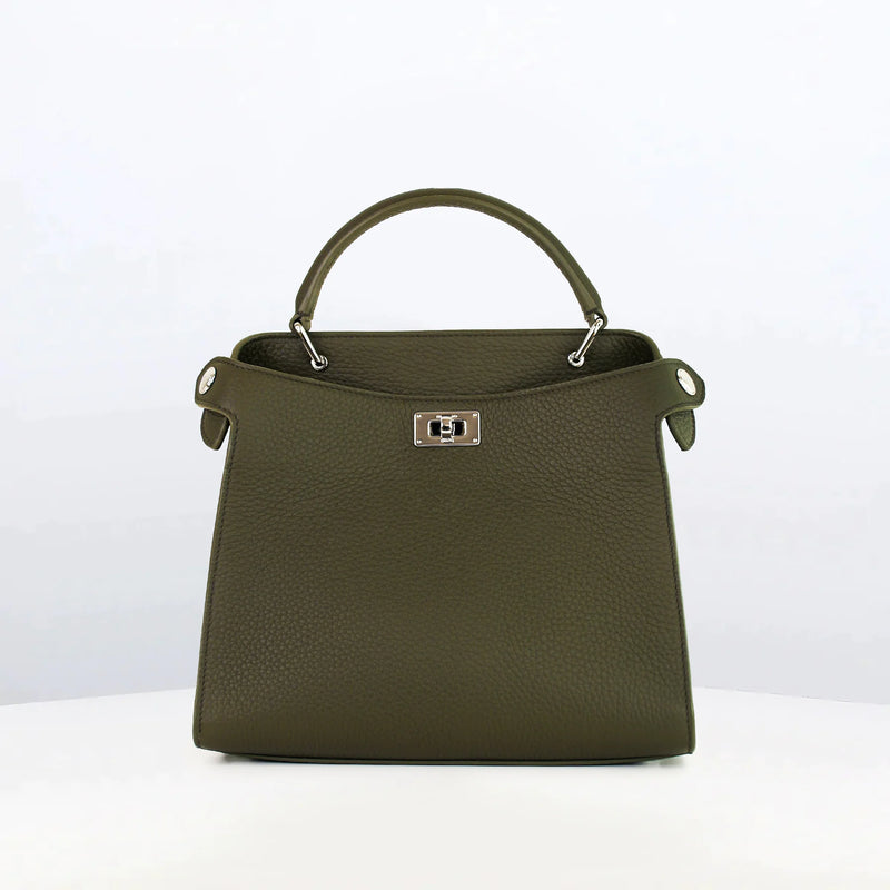 Lutece Mini Leather Bag Khaki