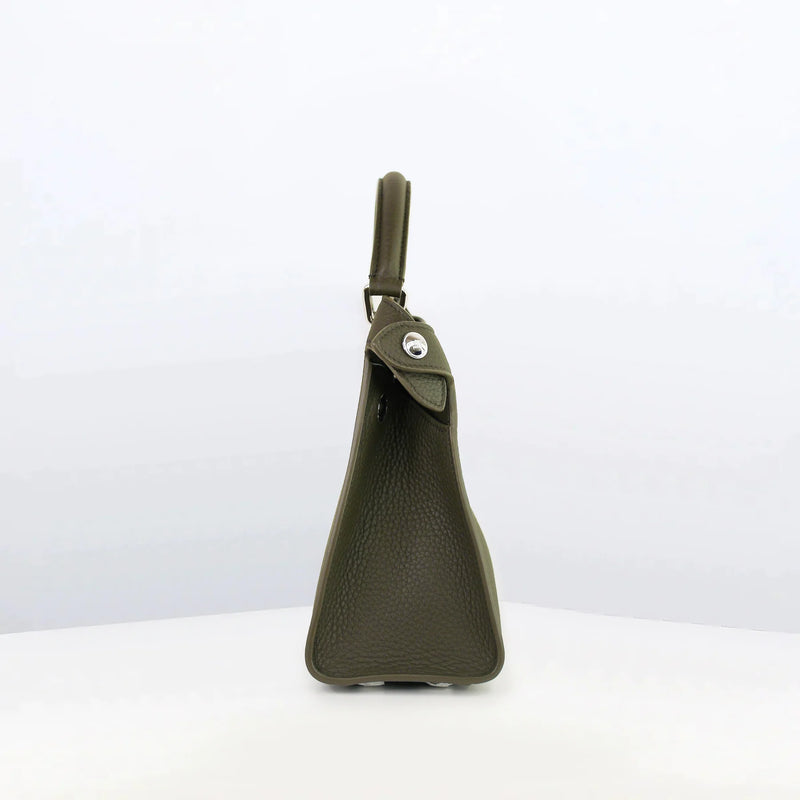 Lutece Mini Leather Bag Khaki