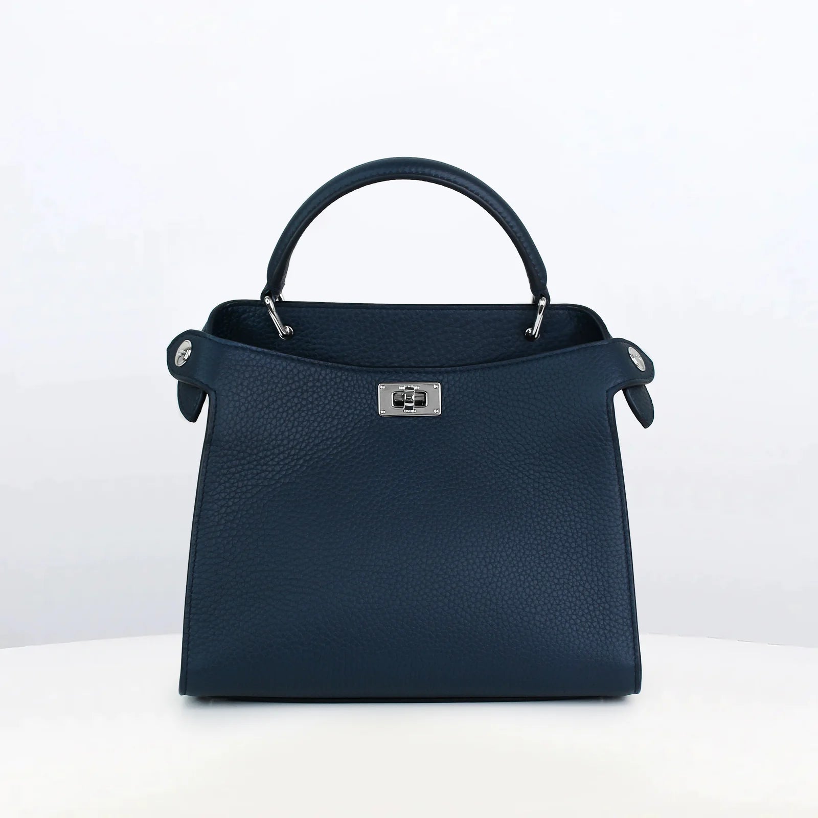 Lutece Mini Leather Bag | Navy