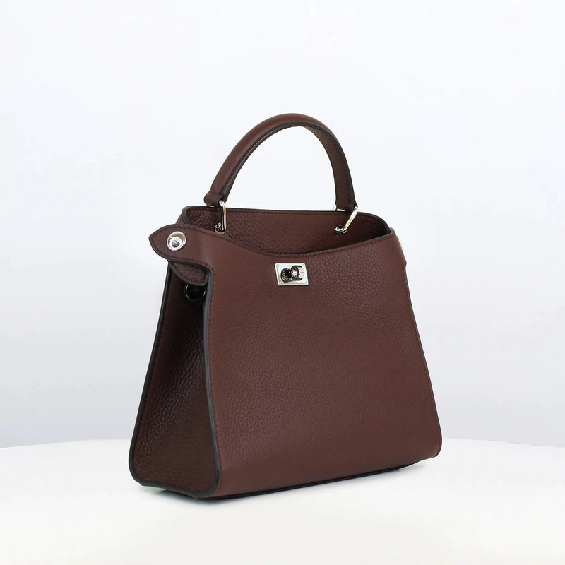 Lutece Mini Leather Bag Prune