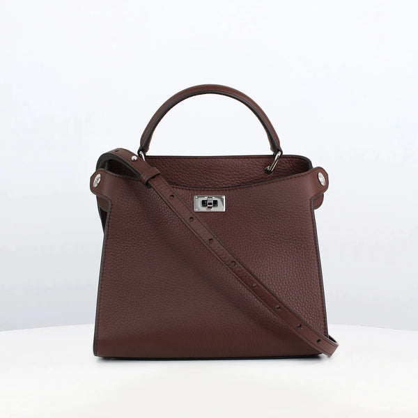 Lutece Mini Leather Bag Prune