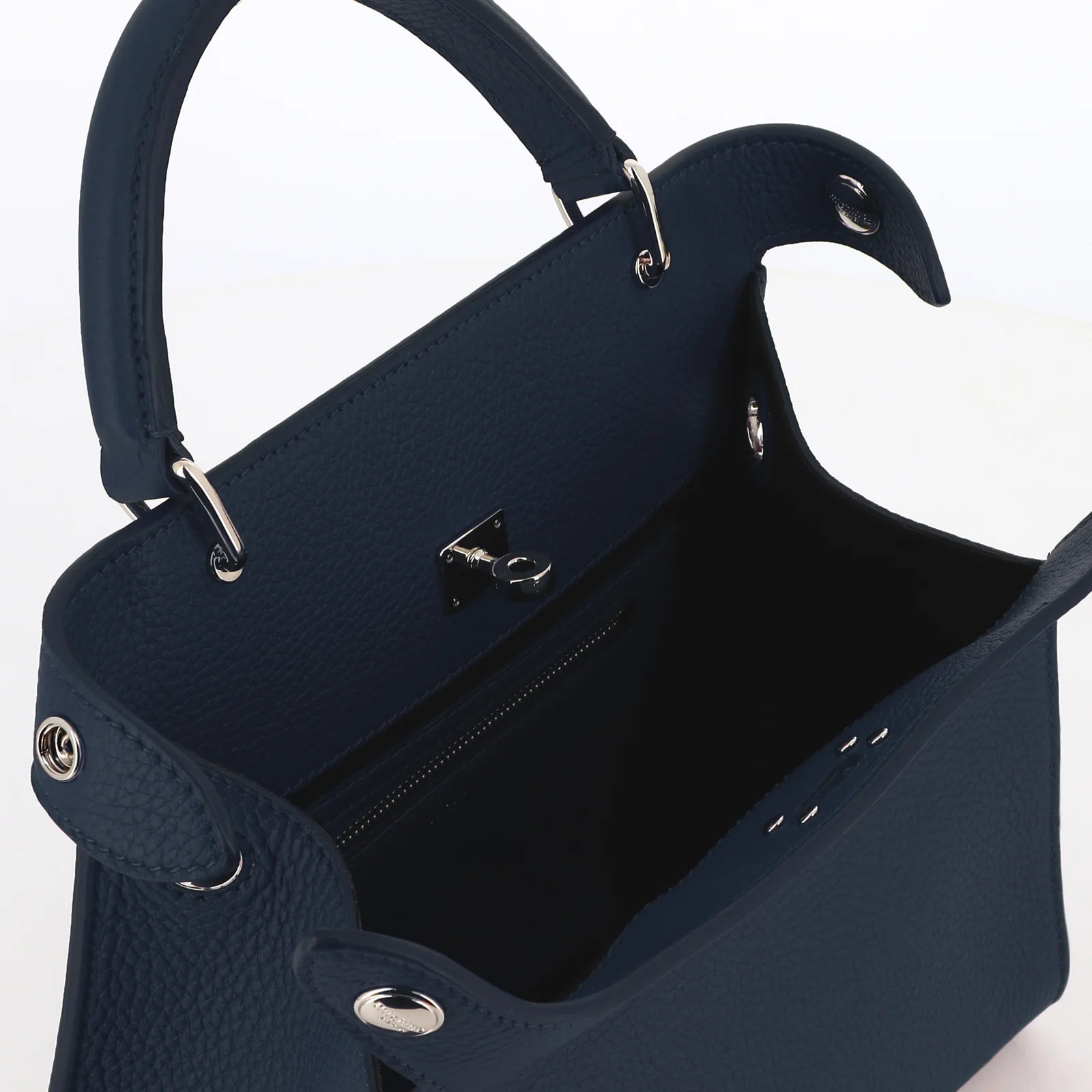 Lutece Mini Leather Bag | Navy