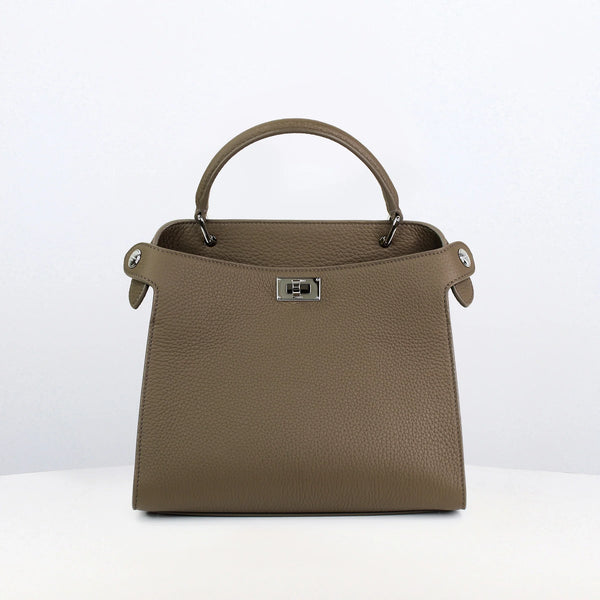 Lutece Mini Leather Bag Taupe