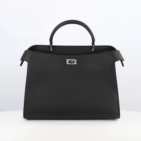 Lutece PM Leather Bag Black