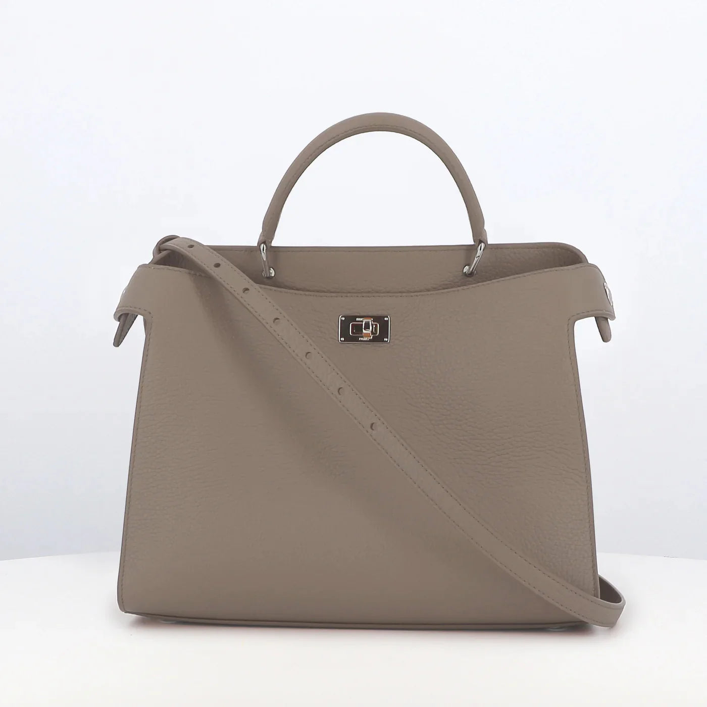 Lutece PM Leather Bag | Elephant