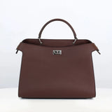 Lutece PM Leather Bag Prune