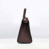 Lutece PM Leather Bag Prune