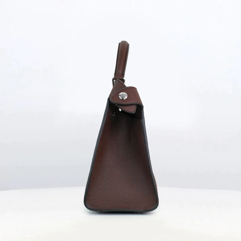 Lutece PM Leather Bag Prune
