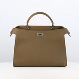 Lutece PM Leather Bag Taupe