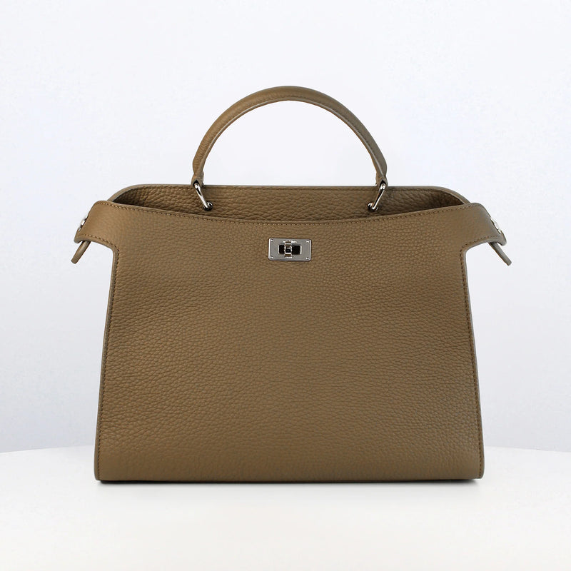 Lutece PM Leather Bag Taupe