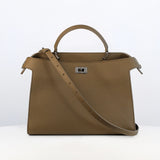 Lutece PM Leather Bag Taupe