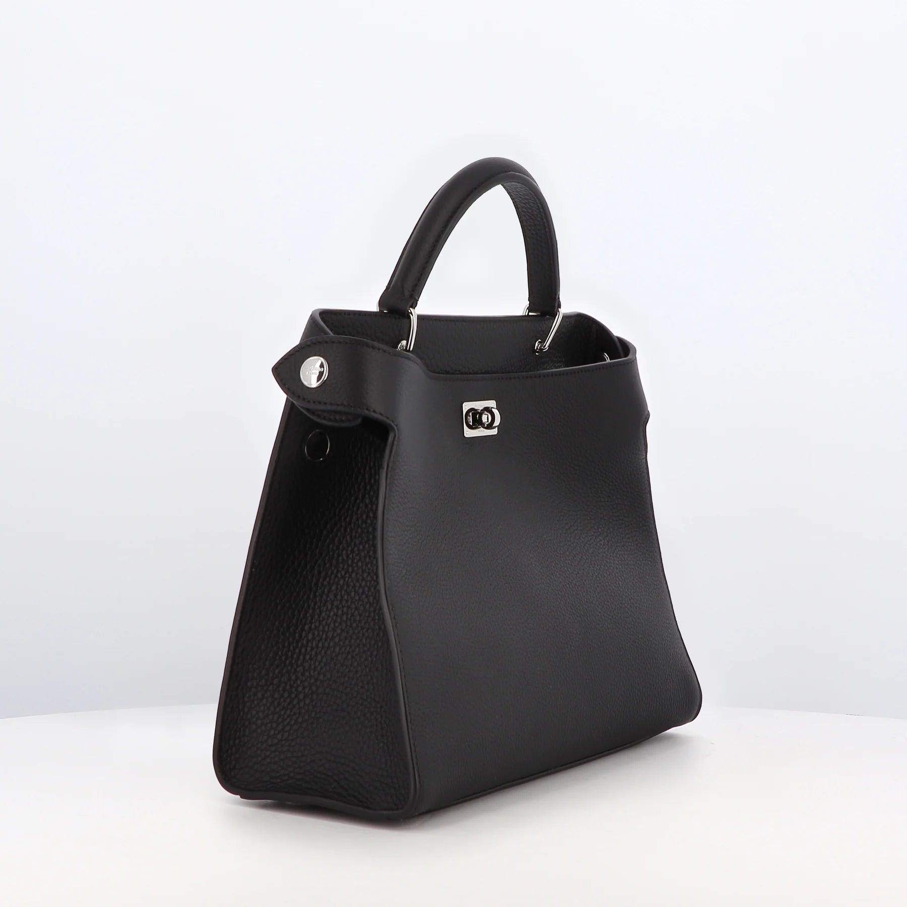 Lutece PM Leather Bag | Black