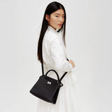 Lutece Mini Leather Bag Black