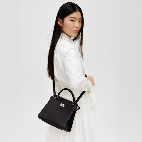 Lutece Mini Leather Bag Black