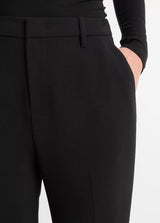 Vince Mid Rise Tailored Flare Pants Black