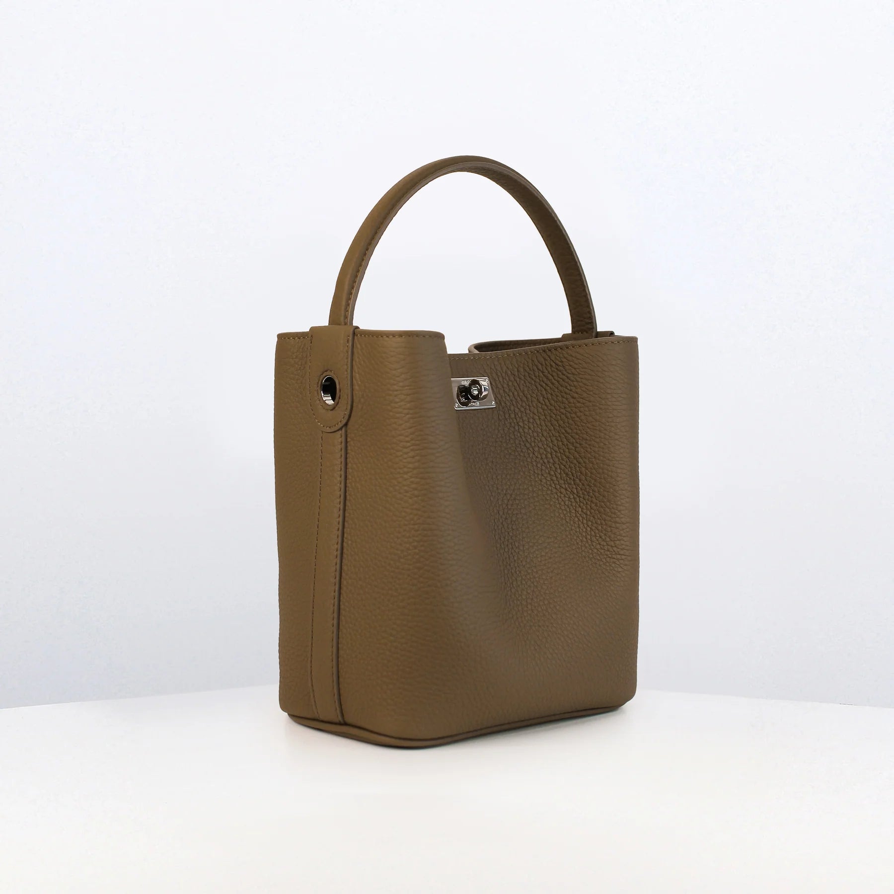 Odeon Mini Leather Bag Taupe