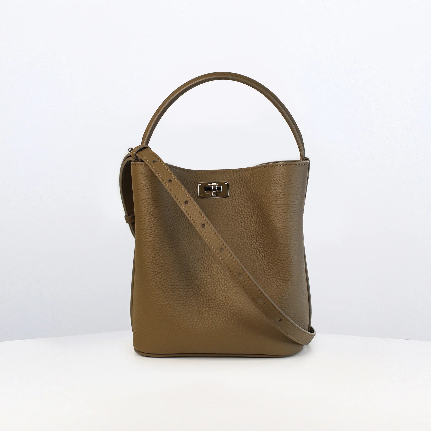 Odeon Mini Leather Bag Taupe