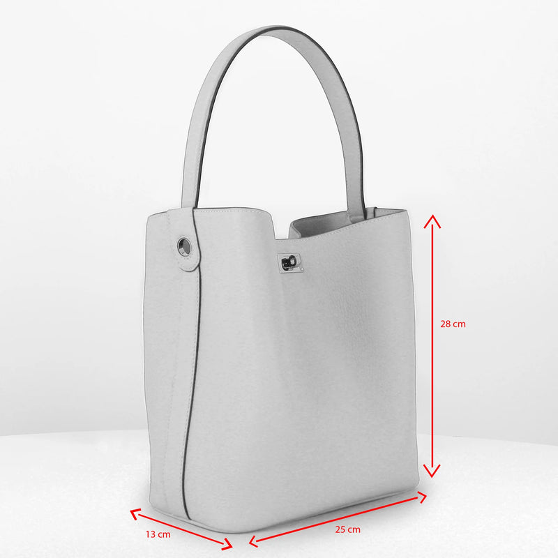Odeon PM Leather Bag Taupe
