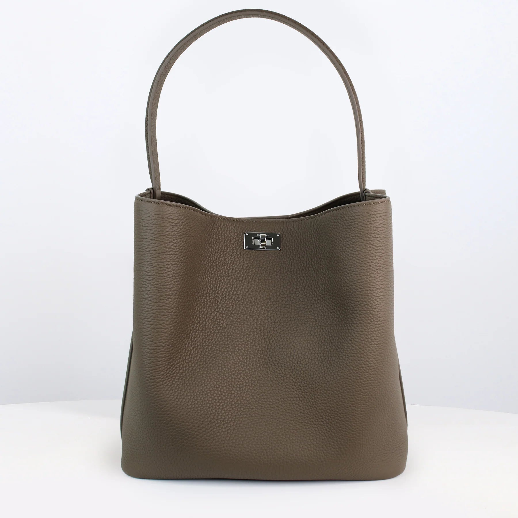 Odeon PM Leather Bag | Taupe