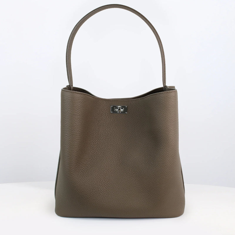 Odeon PM Leather Bag Taupe